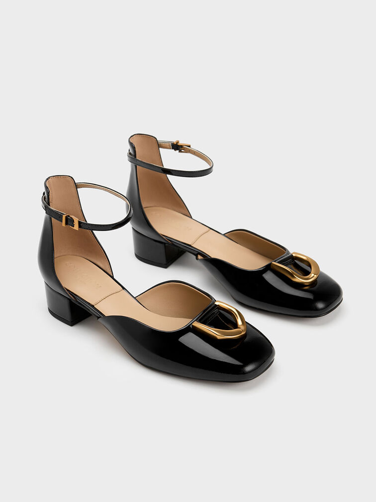 Gabine Patent Leather D'Orsay Pumps, , hi-res