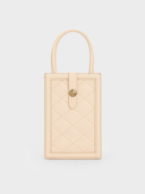 Este Belted Quilted Phone Pouch, , hi-res