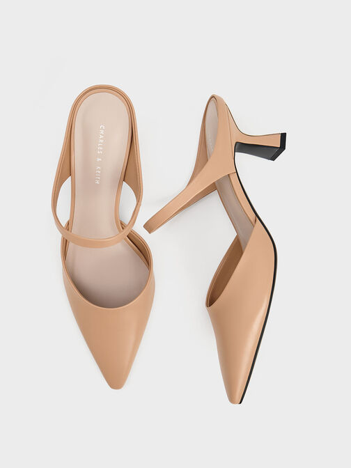 Slant Heel Mules, , hi-res