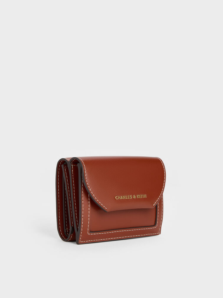 Enola Small Wallet, Brick, hi-res