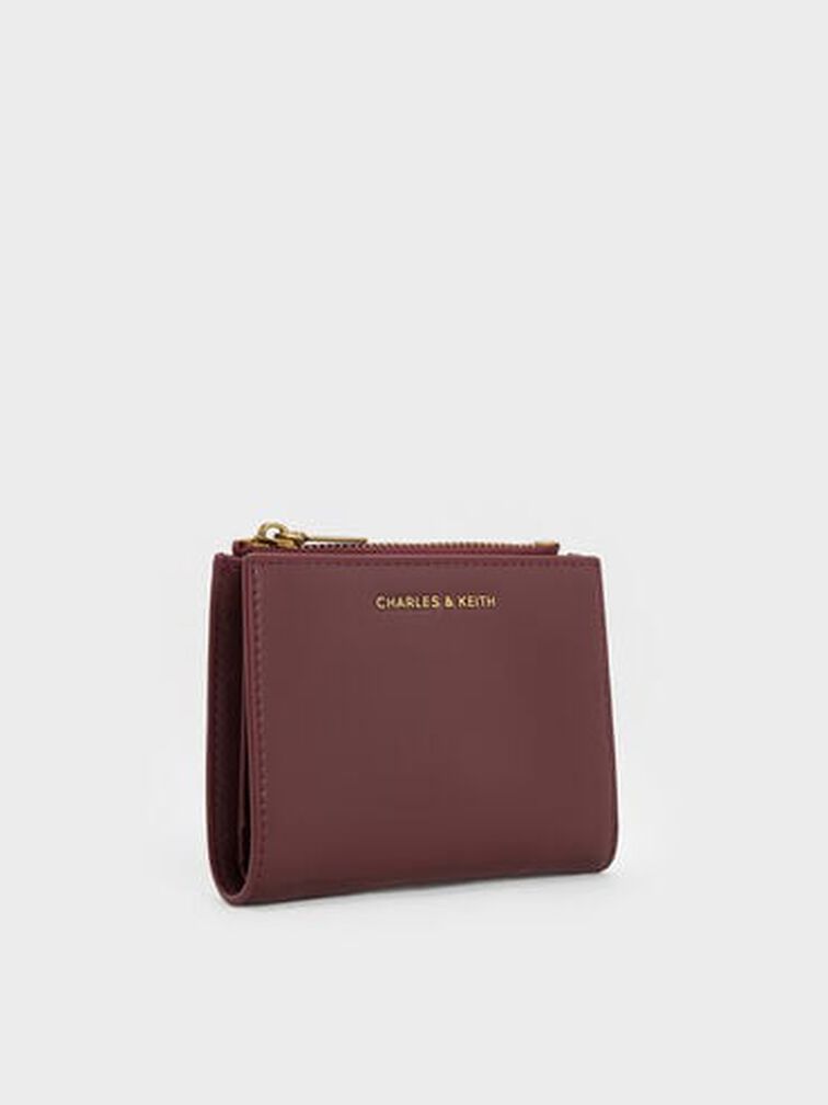 Harmonee Top Zip Small Wallet, Mulberry Plum, hi-res