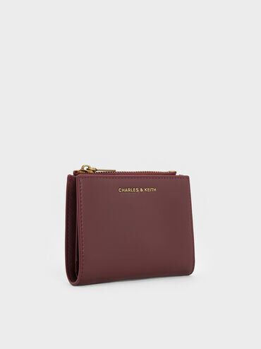 Harmonee Top Zip Small Wallet, Mulberry Plum, hi-res