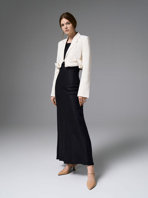 Slant Heel Mules, , hi-res