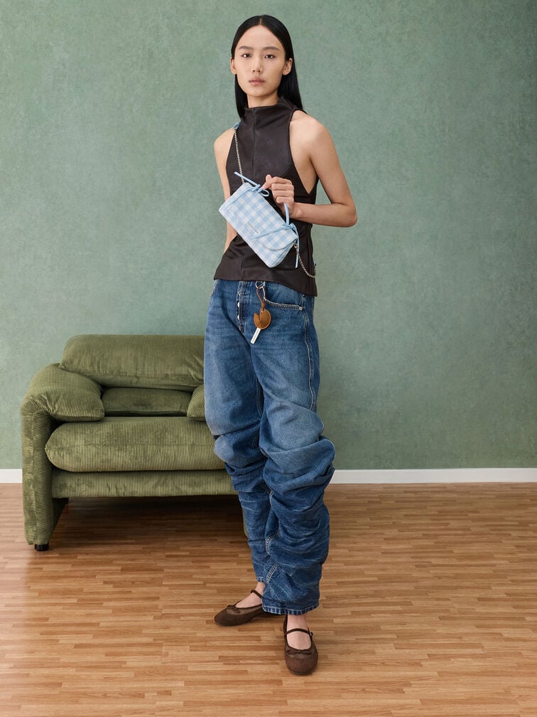 Fortune Cookie Charm, Brown, hi-res