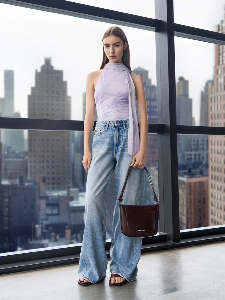 Irie Shoulder Bag, Plum, hi-res