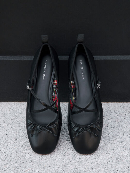 Crossover-Strap Mary Jane Flats, , hi-res