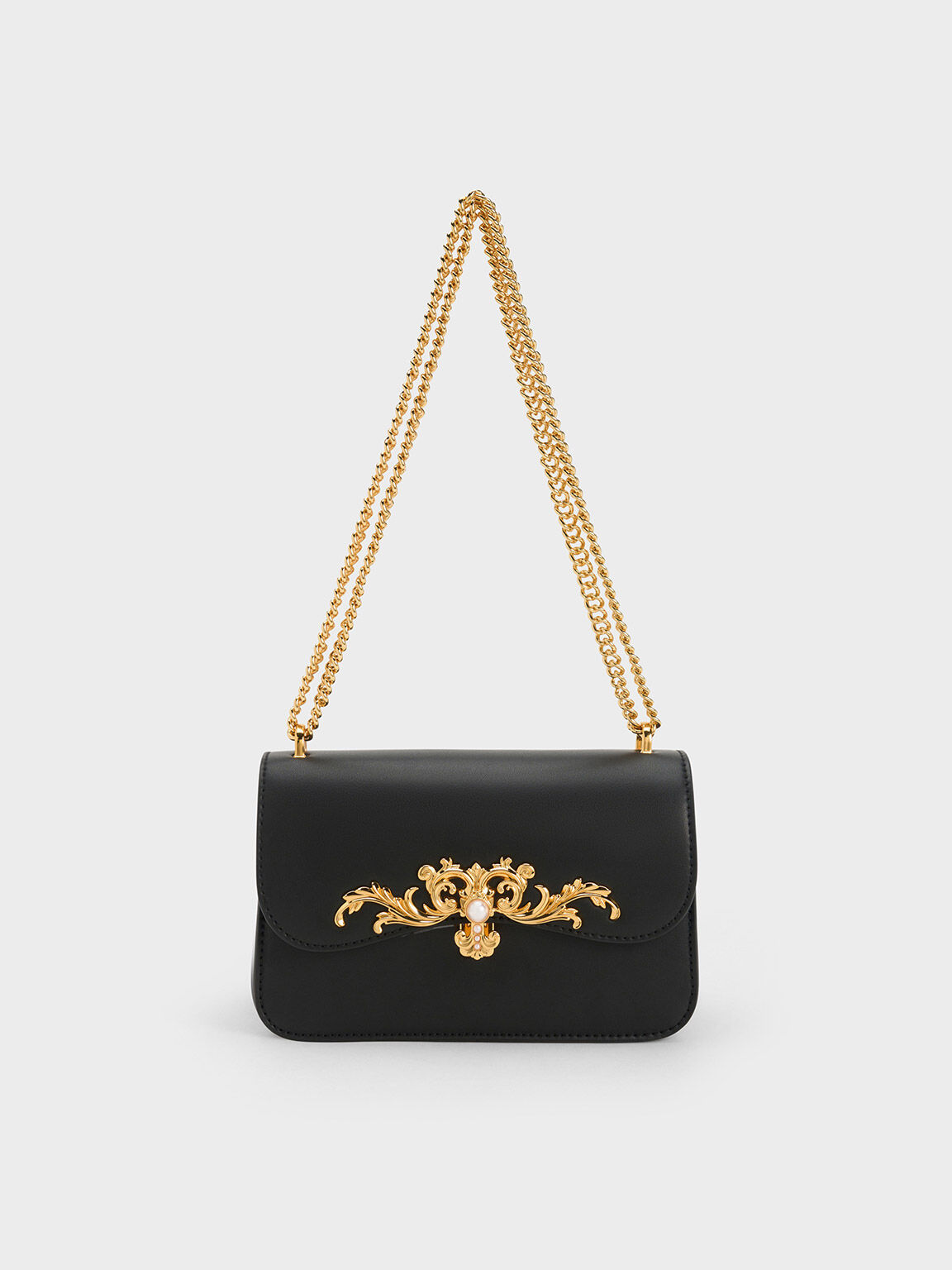 Black crossbody outlet evening bag
