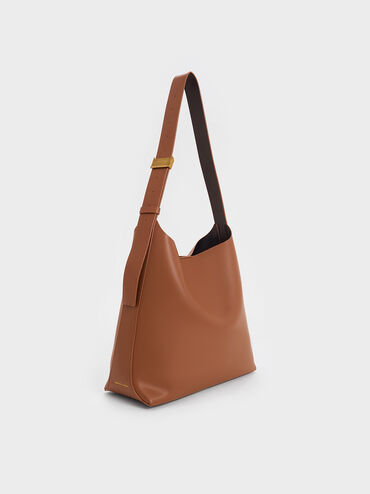 Edna Tote Bag, Chocolate, hi-res