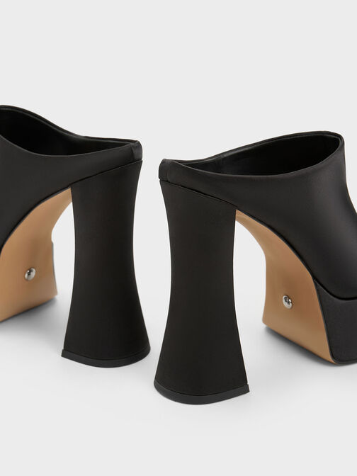 Delphine Recycled Polyester Platform Mules, , hi-res