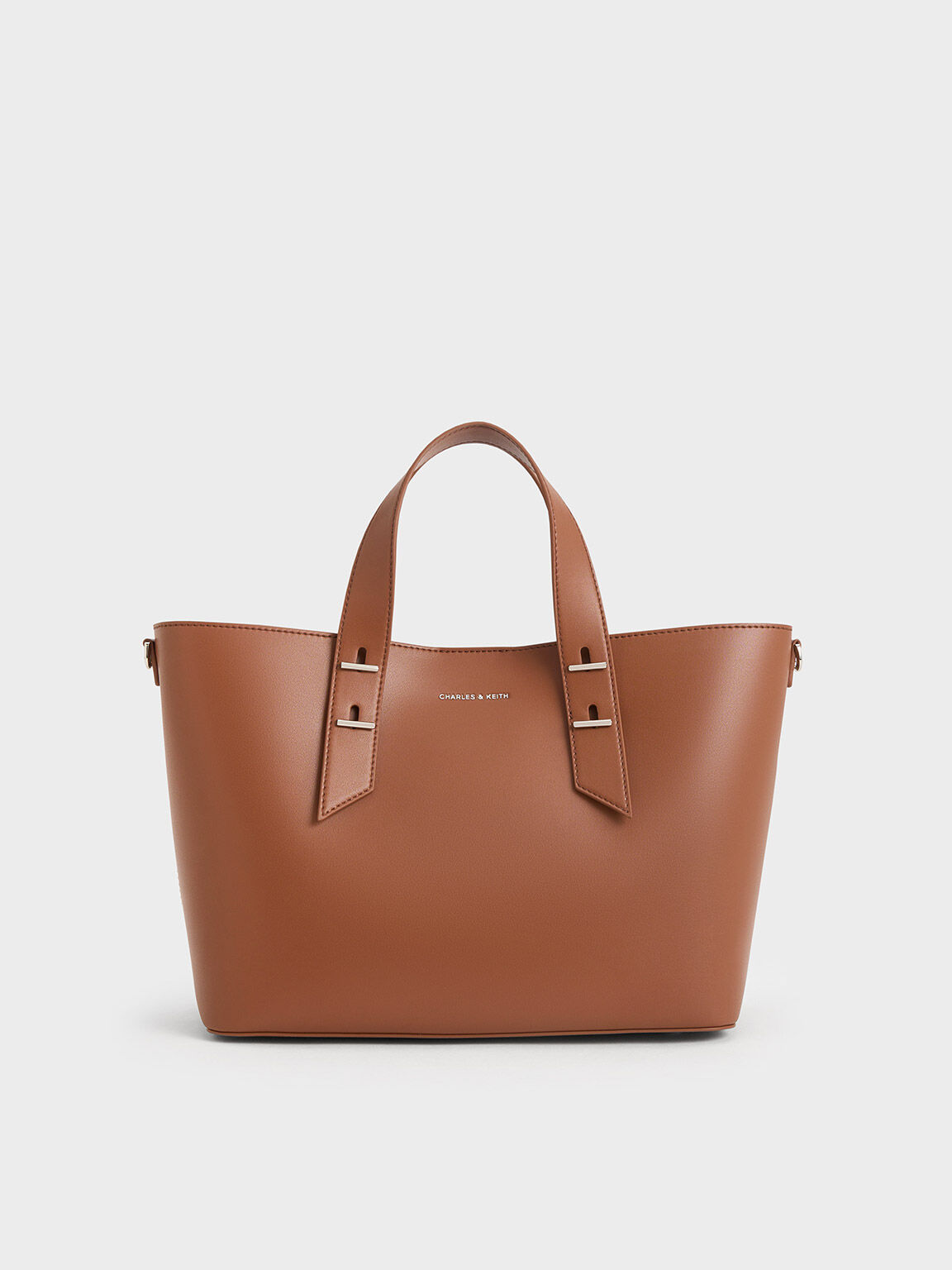 Chocolate Shania Tote Bag CHARLES KEITH TH