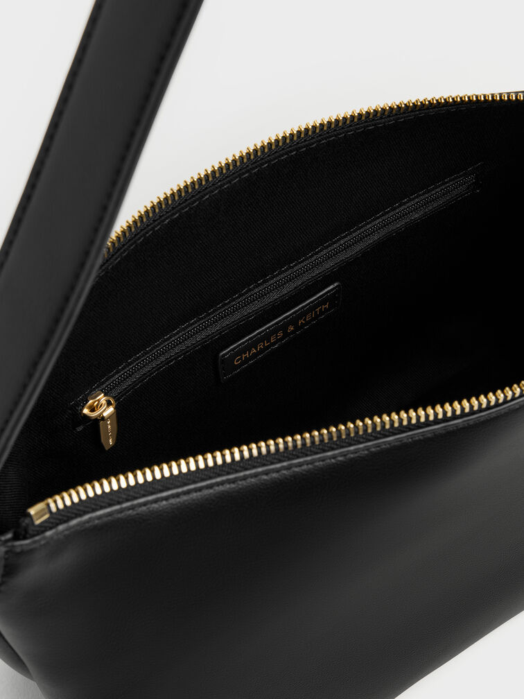 Zephyr Hobo Bag, Black, hi-res