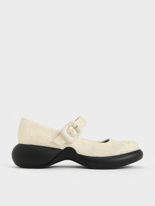 Hallie Textured Mary Janes, , hi-res