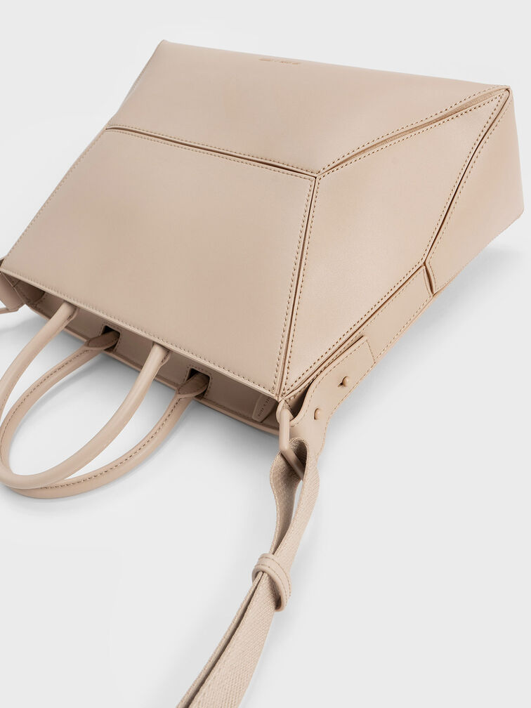 Nasrin Geometric Tote Bag, , hi-res