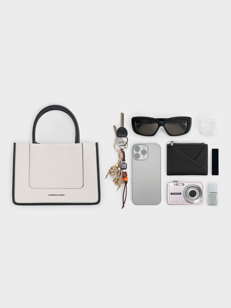 Mini Daylla Tote Bag, Cream, hi-res