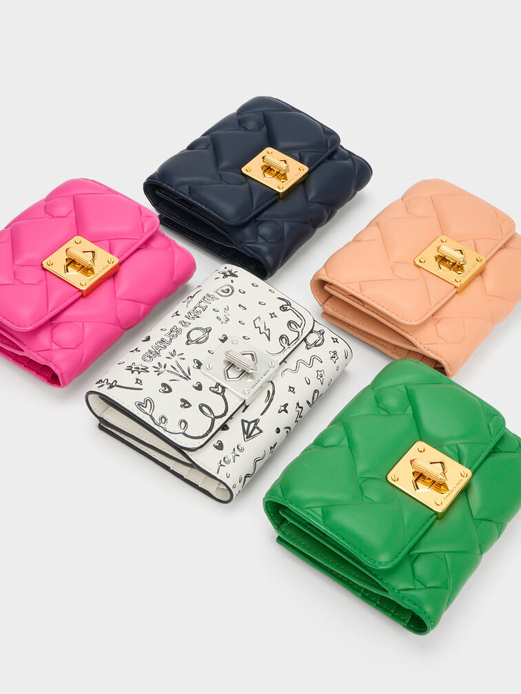 Tillie Quilted Wallet, , hi-res