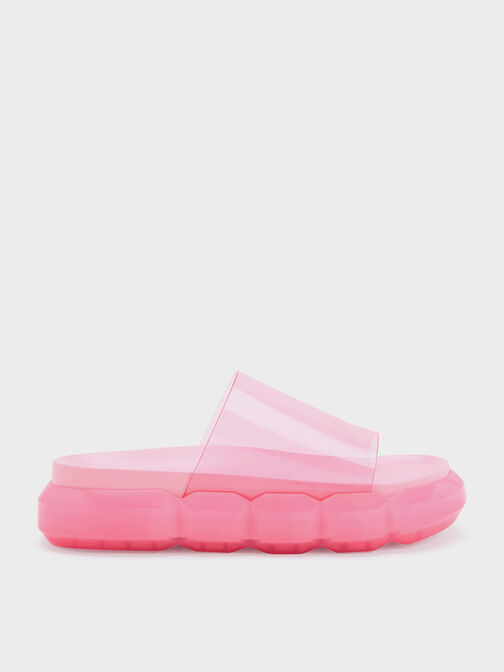 Fia See-Through Slide Sandals, , hi-res