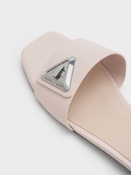 Trice Metallic Accent Slide Sandals, สีนู้ด, hi-res