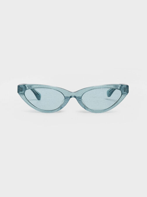 Acetate Oval Frame Sunglasses, , hi-res