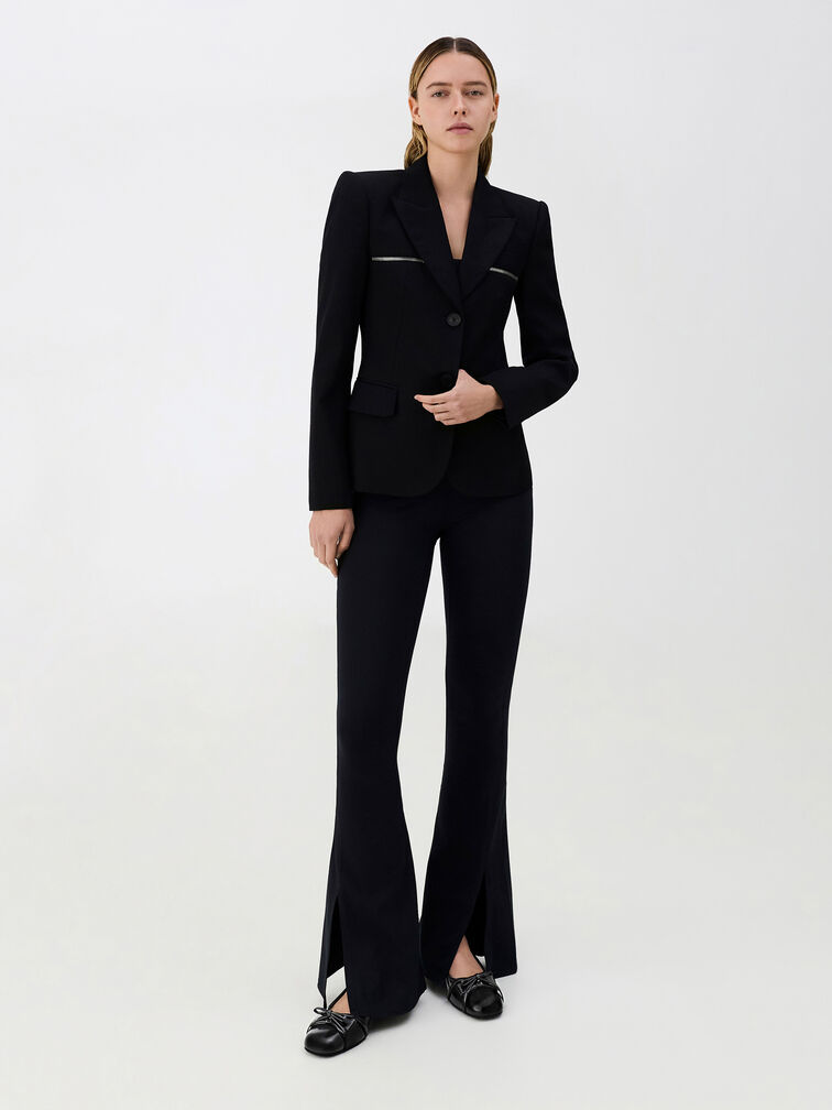 Bettina Double-Bow Pumps, Black Boxed, hi-res