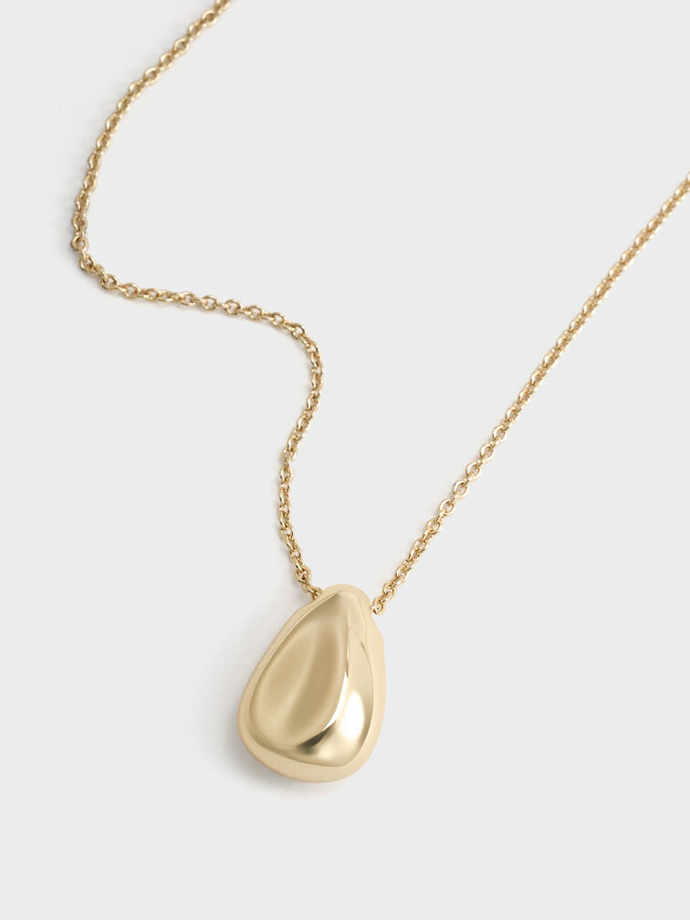 Donora Sculptural Pendant Necklace, Gold, hi-res