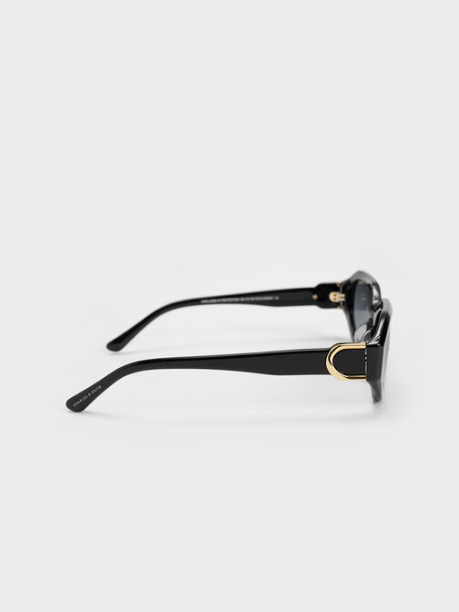 Gabine Recycled Acetate Oval Sunglasses, , hi-res