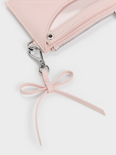กระเป๋าใส่บัตรประดับโบรุ่น Hazel, สีซอฟต์พิงค์, hi-res