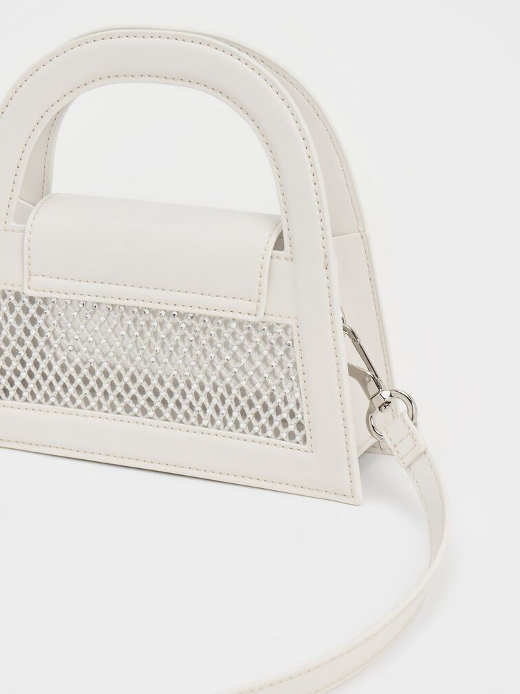 Este Crystal-Embellished Top Handle Bag, , hi-res