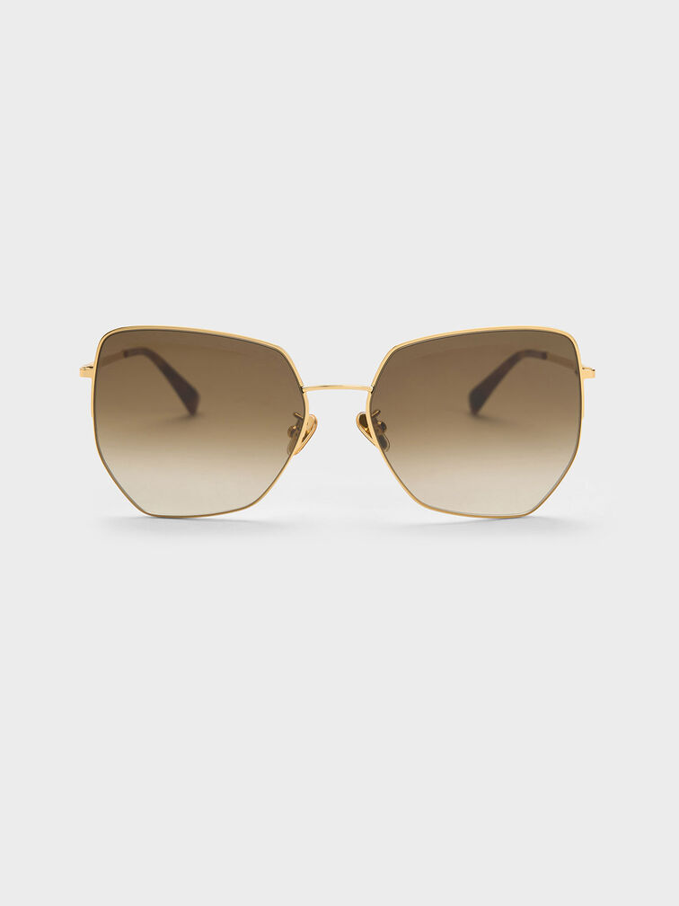 Recycled Acetate Butterfly Sunglasses, , hi-res
