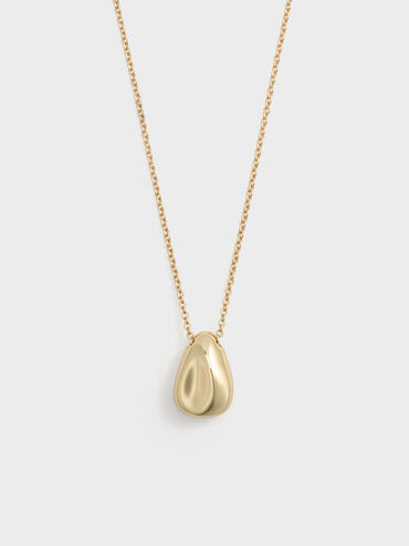 Donora Sculptural Pendant Necklace, Gold, hi-res