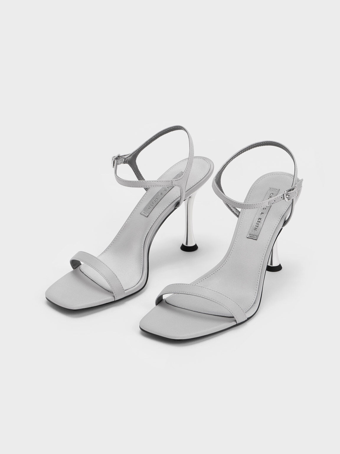 Grey 2025 strap heels