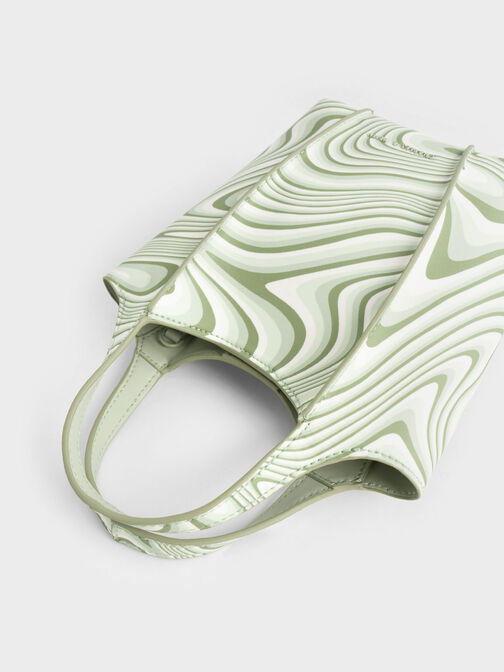 Arlys Swirl Print Tote Bag, , hi-res