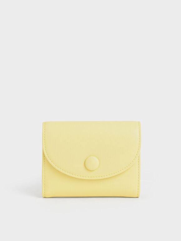 Willow Front Flap Mini Wallet, Butter, hi-res