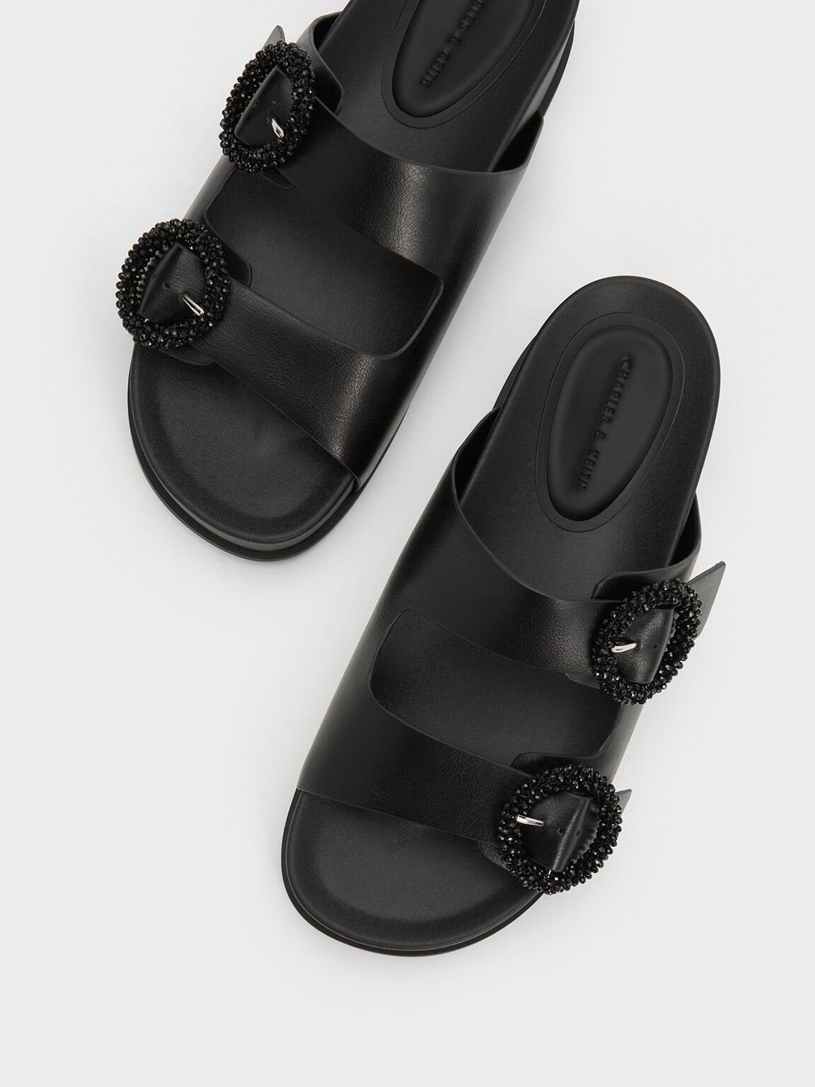 Sandals with circle in middle on sale