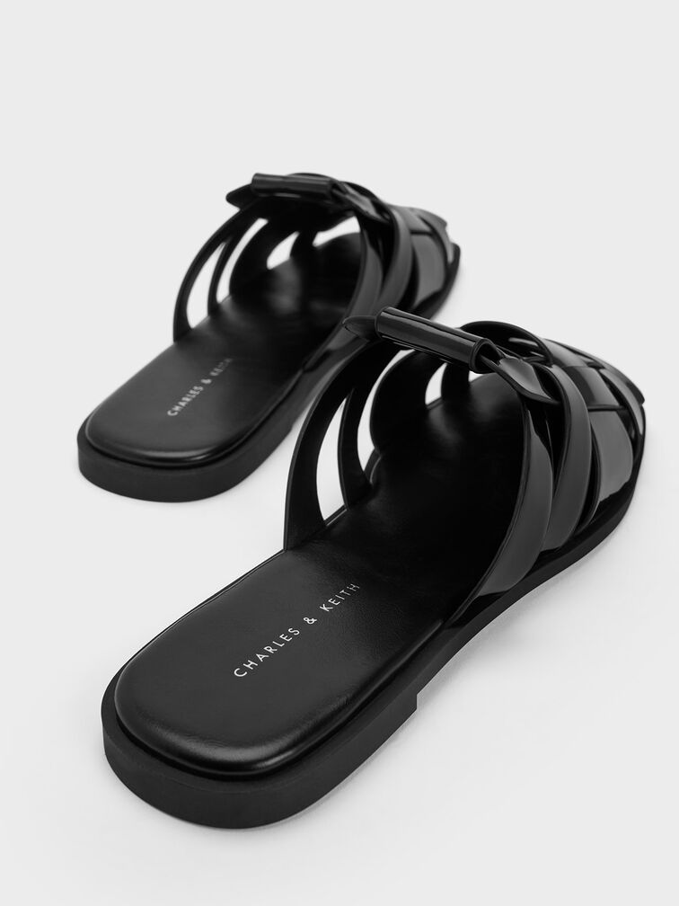 Woven Flat Mules, , hi-res