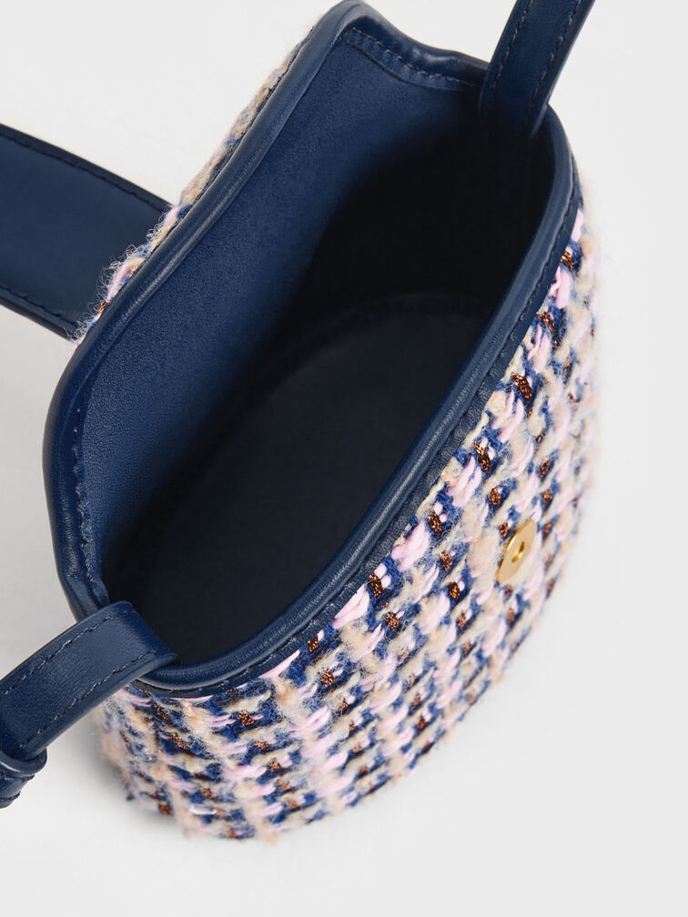 Gabine Tweed Bucket Bag, , hi-res