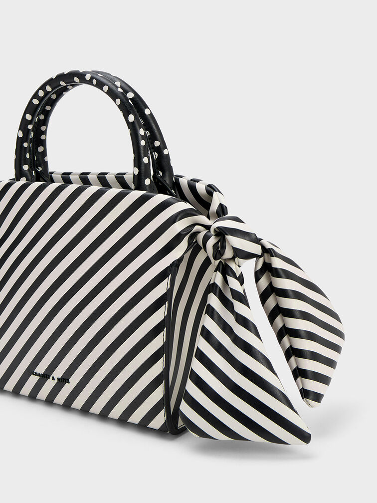 Bow Trapeze Tote Bag, , hi-res