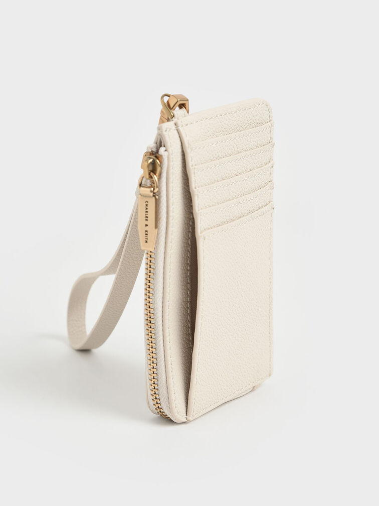 Dixie Multi-Slot Wristlet Card Holder, Cream, hi-res