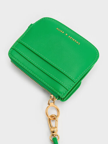 Koa Square Card Holder, สีเขียว, hi-res
