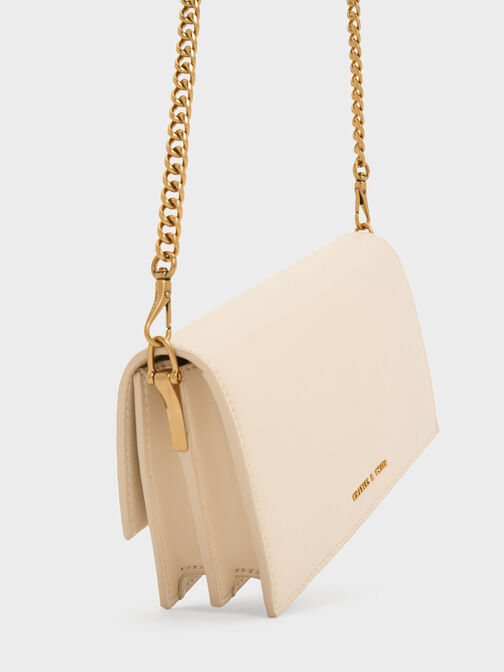 Tallulah Metallic Push-Lock Wallet, , hi-res