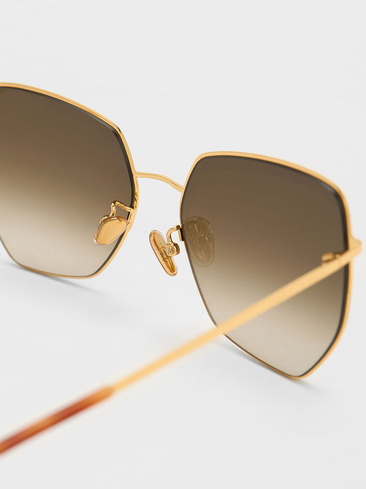 Recycled Acetate Butterfly Sunglasses, , hi-res