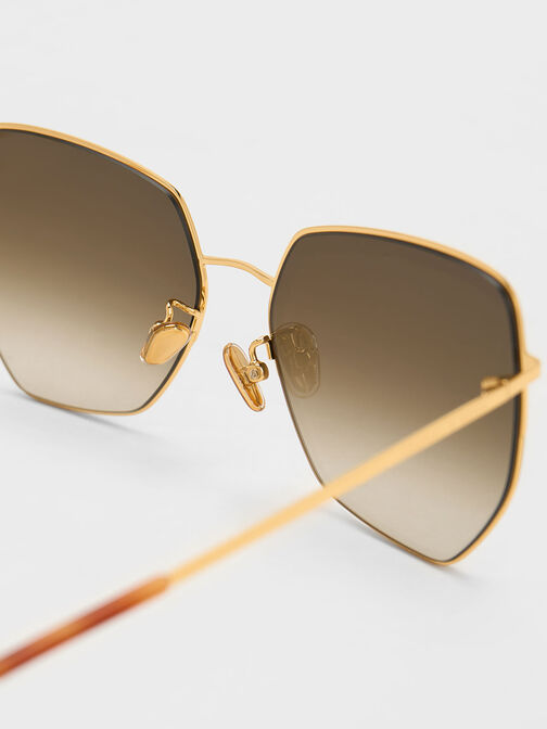 Recycled Acetate Butterfly Sunglasses, , hi-res
