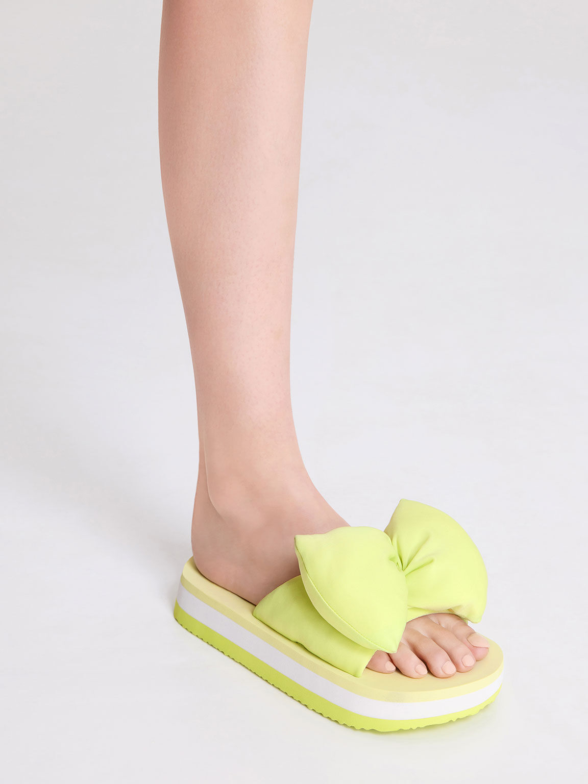 Bow sandal slides on sale