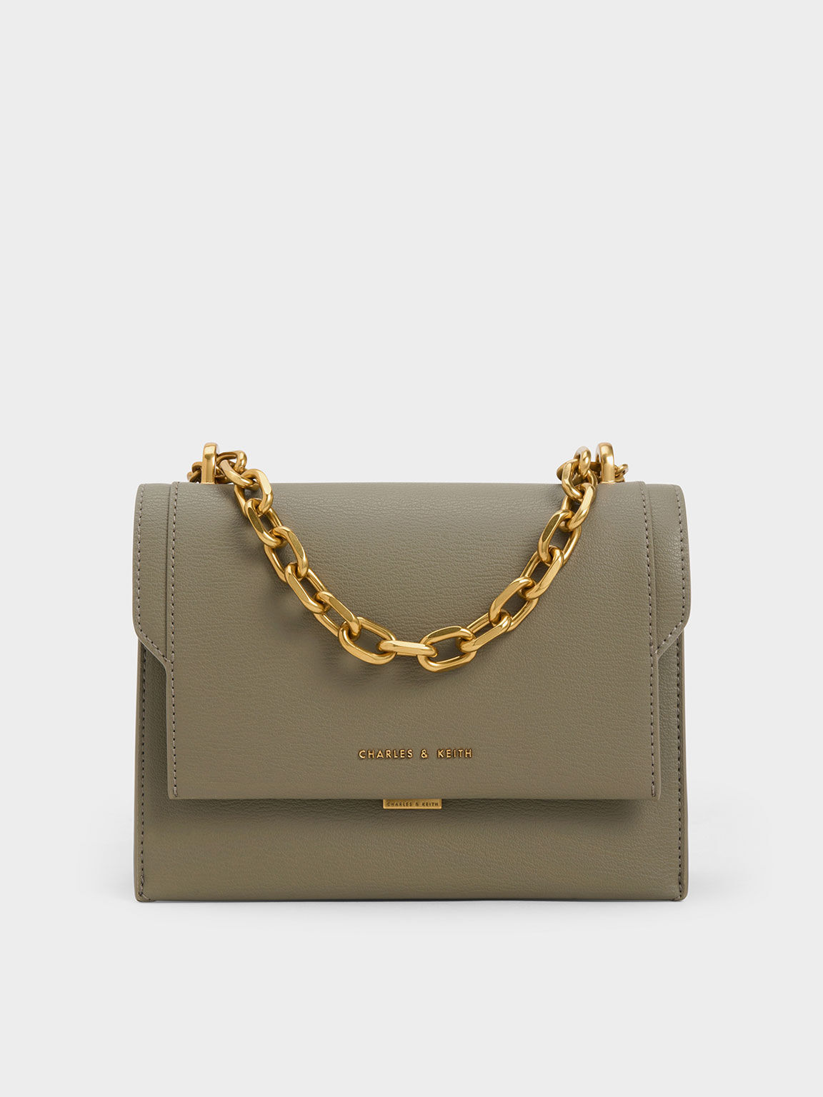 Charles & keith online chain detail crossbody bag