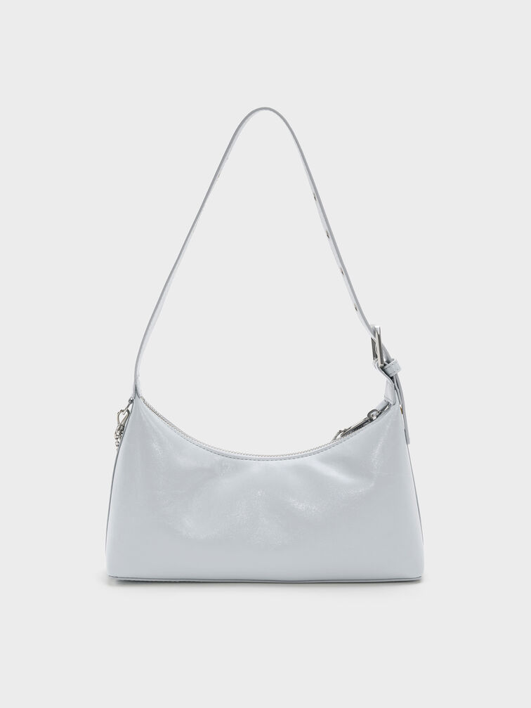 Atwood Chain-Embellished Shoulder Bag, Sea Salt Blue, hi-res