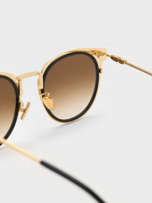 Oval Recycled Acetate Sunglasses, , hi-res