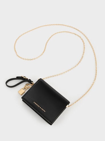 กระเป๋าสตางค์รุ่น Scottie, สีดำ, hi-res