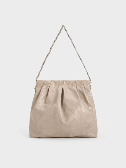Duo Double Chain Hobo Bag, , hi-res