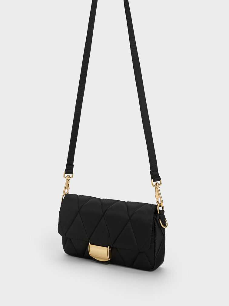 Satin Wrapped Handle Bag, , hi-res