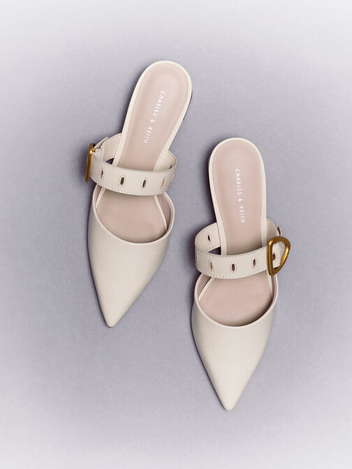 Sepphe Cut-Out Heeled Mules, , hi-res