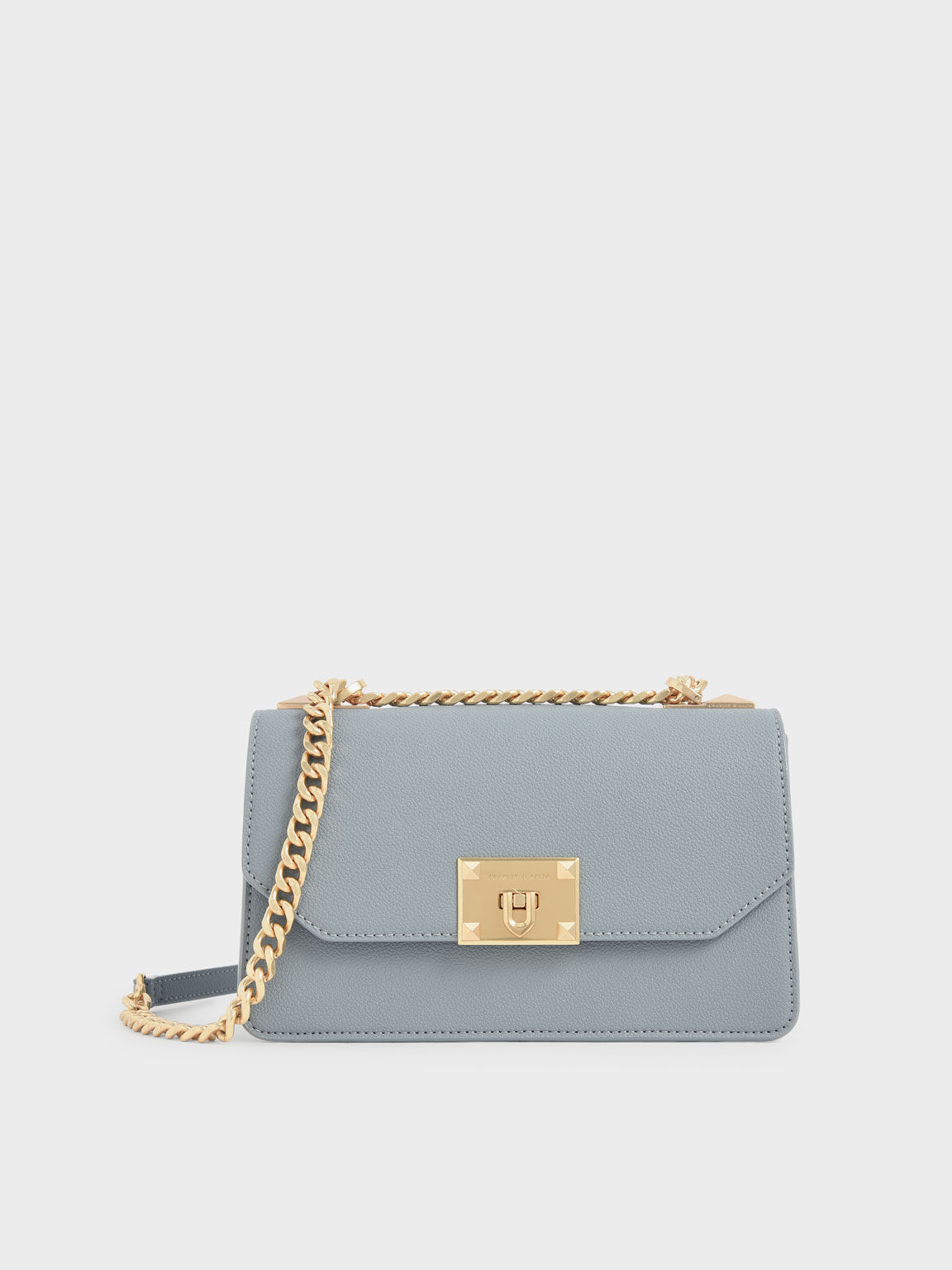 Charles and keith sales classic push lock bag